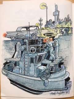 Franka - Full page Dédicace in kleur in "Stripss!!" - Broché - EO - (1980) | Catawiki