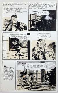 Pecos Bill #75 - Gino D’Antonio - Tavola originale - Page volante | Catawiki