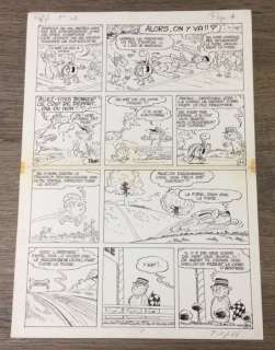 Monminoux, Guy (Dimitri) - Planche originale - Rififi le moineau turbulent - Rien ne sert de courir...  - (1971) | Catawiki