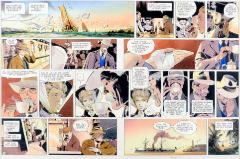 Rossi | CHRISTIAN WEST. TOME 5. MEGAN. Encre de Chine et encres de couleurs | Coutau Bégarie