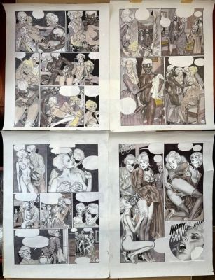 Erich Von Gotha... | Lot 169 - Erich VON GOTHA (né en 1924) Quatre planches originales... | misc / divers