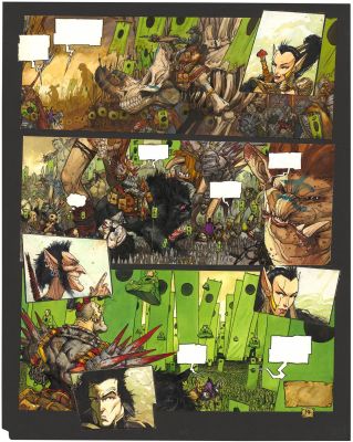 Olivier LEDROIT (né en 1969) - Lot 71 : Chroniques de la Lune Noire - La marque des démons