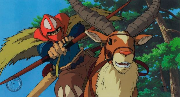 Hayao Miyazaki (宮崎... | Hayao Miyazaki (宮崎 駿) Princesse Mononoké (もののけ姫) Ashitaka... | Aibo Art Auction