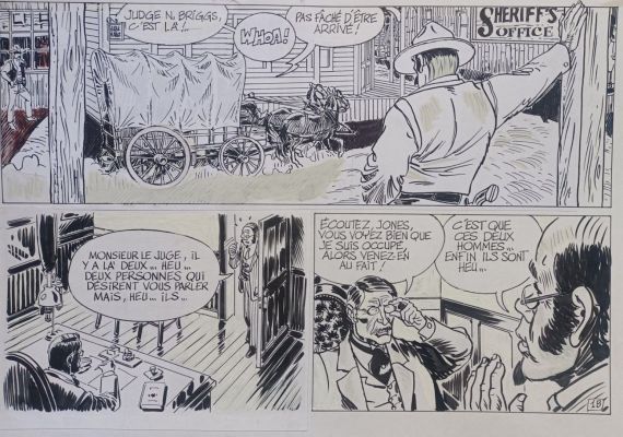 Anonyme Xxe - «Planche... | Lot 342 - Anonyme Xxe - «Planche originale de bande dessinée... | misc / divers