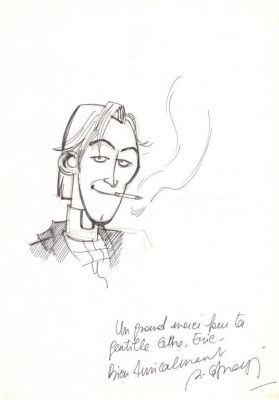 Lot 192 - Gazzotti. Dessin original dédicacé Soda | BDEnchères