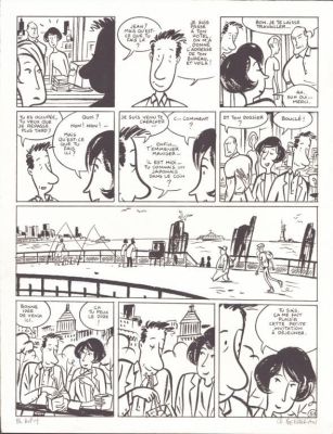 Lot 593 - Dupuy et Berbérian Planche originale Monsieur Jean | BDEnchères