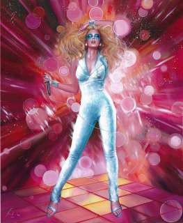 Fred Ian - Dazzler Marvel Unbound Upper Deck Trading Card Art