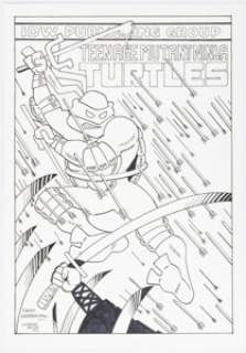 Fred Hembeck | Teenage Mutant Ninja Turtles #2 Variant Cover Original Art (IDW, 2011). | Heritage