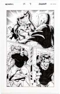 Ryan Odagawa and Jeff Whiting - Wetworks #15 Story Page 7 Original Art (Image, 1996).