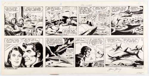 Dan Barry | Flash Gordon Sunday Comic Strip Original Art dated 6-10-73 (King Features Syndicate, 1973). | Heritage