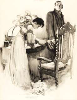 Walter Appleton Clark | Wolf of the City Magazine Illustration Original Art ( c. 1900). | Heritage