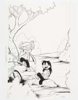 Jimmy Gownley | Amelia Rules!: Super-Heroes TPB Cover Original Art (Renaissance Press, 2006). | Heritage