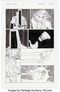 Aron Wiesenfeld and Richard Bennett - Deathblow / Wolverine #2 Story Page 9 Original Art (Imag...