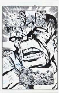 Jorge Lucas And Al Milgrom | Incredible Hulk 2001 Story Page 20 Original Art (Marvel, 2001).... | Heritage