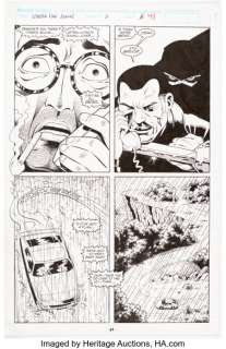 Jones, Stephen - Stephen B. Jones and Bob Dvorak Wonder Man Annual #2 Story Page 41 Original Art (Marvel, 1993)....