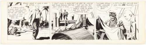 Raymond, Alex | Alex Raymond Rip Kirby Daily Comic Strip Original Art dated 12-21-55 (King Features Syndicate, 1955).... | Heritage