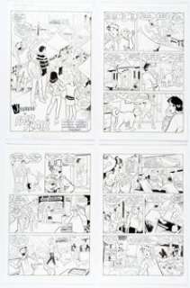 Goldberg, Stan - Stan Goldberg and Rich Koslowski Jughead‘s Double Digest #162 Complete 11-Page Story Original Art (Archie, 2010).... (Total: 11 Item)