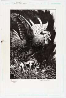 Howard, Zach - Zach Howard Chew: Secret Agent Poyo #1 Pin-Up Original Art (Image, 2012)....