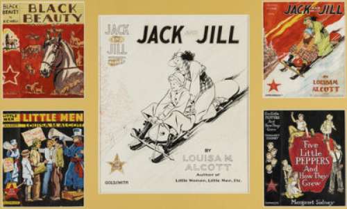 Children‘s Book Illustrator - Children‘s Book Illustrator Jack and Jill Cover and Other Prelim Studies Original Art Group of 5 (Goldsmith, c. 19...