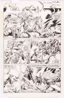 Nebres, Rudy | Rudy Nebres Red Sonja #7 Story Page 4 Original Art (Marvel, 1985).... | Heritage