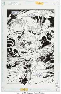 Guichet, Yvel - Yvel Guichet and Aaron Sowd Batman: Harley Quinn Splash Page 46 Original Art (DC, 1999)....