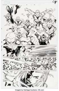 Jurgens, Dan - Dan Jurgens and Klaus Janson Supreme Power: Hyperion #2 Story Page 12 Original Art (Marvel, 2005)...