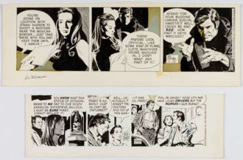 Williamson, Al | Al Williamson Secret Agent Corrigan Daily Comic Strips Original Art Group of 2 (King Features, 1970-1974). ... (Total: 2 Original Art) | Heritage