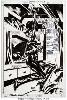 Guichet, Yvel - Yvel Guichet and Hector Collazo The Batman Chronicles #20 Splash Page 2 Original Art (DC Comics, 2000). ...