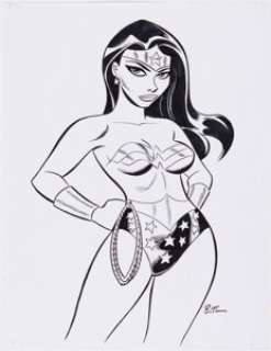 Timm, Bruce | Bruce Timm - Wonder Woman Illustration Original Art (undated).... | Heritage