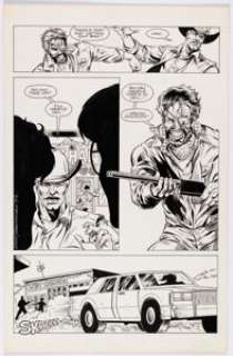 Jarvinen, Kirk - Kirk Jarvinen, Jeff Austin, and others Leatherface #1 Story Page 22 Original Art (Northstar, 1991)....