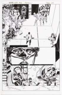 Anderson, Brent - Brent Anderson and Will Blyberg Astro City vol. 2 #8 Story Page 24 Original Art (Image/Homage, 1997)....