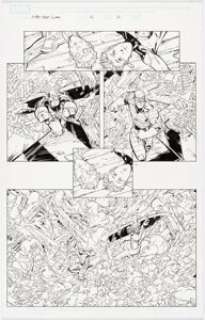 Scherberger, Patrick - Patrick Scherberger X-Men: First Class #16 Story Page 16 Original Art (Marvel, 2008)....