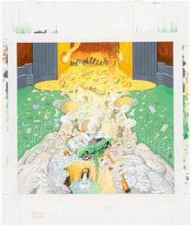 Jaffee, Al | Al Jaffee MAD #435 Inside Back Cover "Fold-In" Illustration Original Art (EC, 2003).... | Heritage