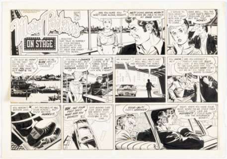 Starr, Leonard | Leonard Starr Mary Perkins On Stage Sunday Comic Strip Original Art dated 10-25-70 (Chicago Tribune, 1970). ... | Heritage