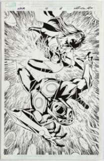 Marvel Artist - Wellington Alves, Wellington Diaz, and Nelson Pereira Nova #10 Splash Page 18 Original Art (Marvel, 2008)....