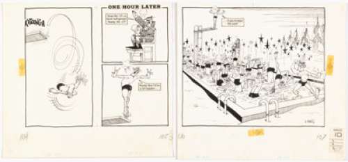 Martin, Don | Don Martin MAD 4-Page Partial Story Original Art (c. 1980s).... | Heritage