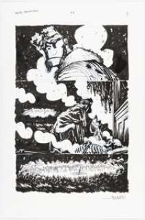 Fegredo, Duncan | Duncan Fegredo Hellboy: The Wild Hunt #8 Story Page 7 Original Art (Dark Horse, 2009). ... | Heritage