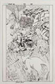 IDW Artist - Frank Fosco Teenage Mutant Ninja Turtles: Urban Legends #26 Cover Original Art (IDW, 2020)....