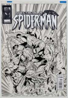 Royle, John | John Royle and "Bam!" Spectacular Spider-Man Adventures #108 Cover Original Art (Panini/Marvel UK, 2004).... | Heritage