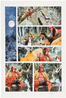 Thompson, Jill | Jill Thompson Beasts of Burden/Hellboy Story Page Original Art (Dark Horse, 2010).... | Heritage