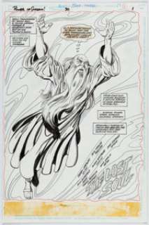 Krause, Peter - Peter Krause and Dick Giordano Power of Shazam #30 Splash Page 1 Original Art (DC, 1997)....