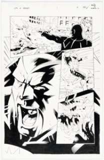 Nakayama, David - David Nakayama and Rick Basaldua City of Heroes #1 Story Page 9 original Art (Image, 2005). ...