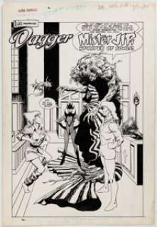 Dan Lawlis and Bob Wiacek - Strange Tales #11 Splash Page 1 Original Art (Marvel, 1988).