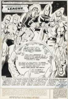 Dick Dillin And Joe Giella | Justice League of America #102 Splash Page 1 Original Art (DC, 1972). (Total: 2 Items) | Heritage