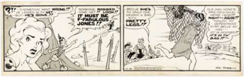 Al Capp | Li’l Abner Daily Comic Strip Original Art dated 12-13-49 (United Feature Syndicate, 1949). | Heritage