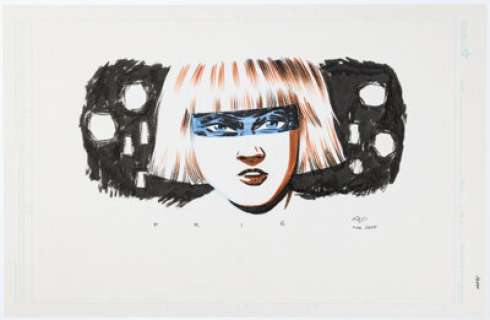 Michael Cho - Pris from Blade Runner Illustration Original Art (Undated).