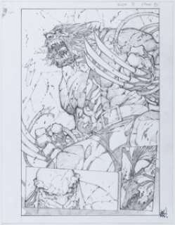 Joe Madureira | Savage Wolverine #8 Story Page 8 Original Art (Marvel, 2013). | Heritage