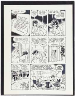 Reed Waller Omaha the Cat Dancer Unpublished Story Page Original Art (Kitchen Sink Press, c. 1986). | Heritage