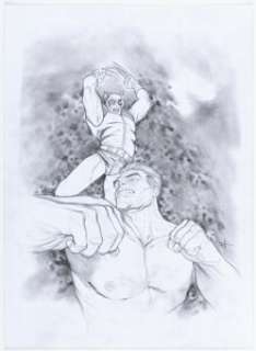 Marco Turini Hulk #3 (770) Variant Cover Pencils Original Art (Marvel, 2022).