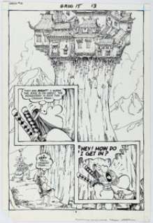 Sergio Aragonés Groo the Wanderer #15 Story Page 9 Original Art (Marvel, 1986). | Heritage